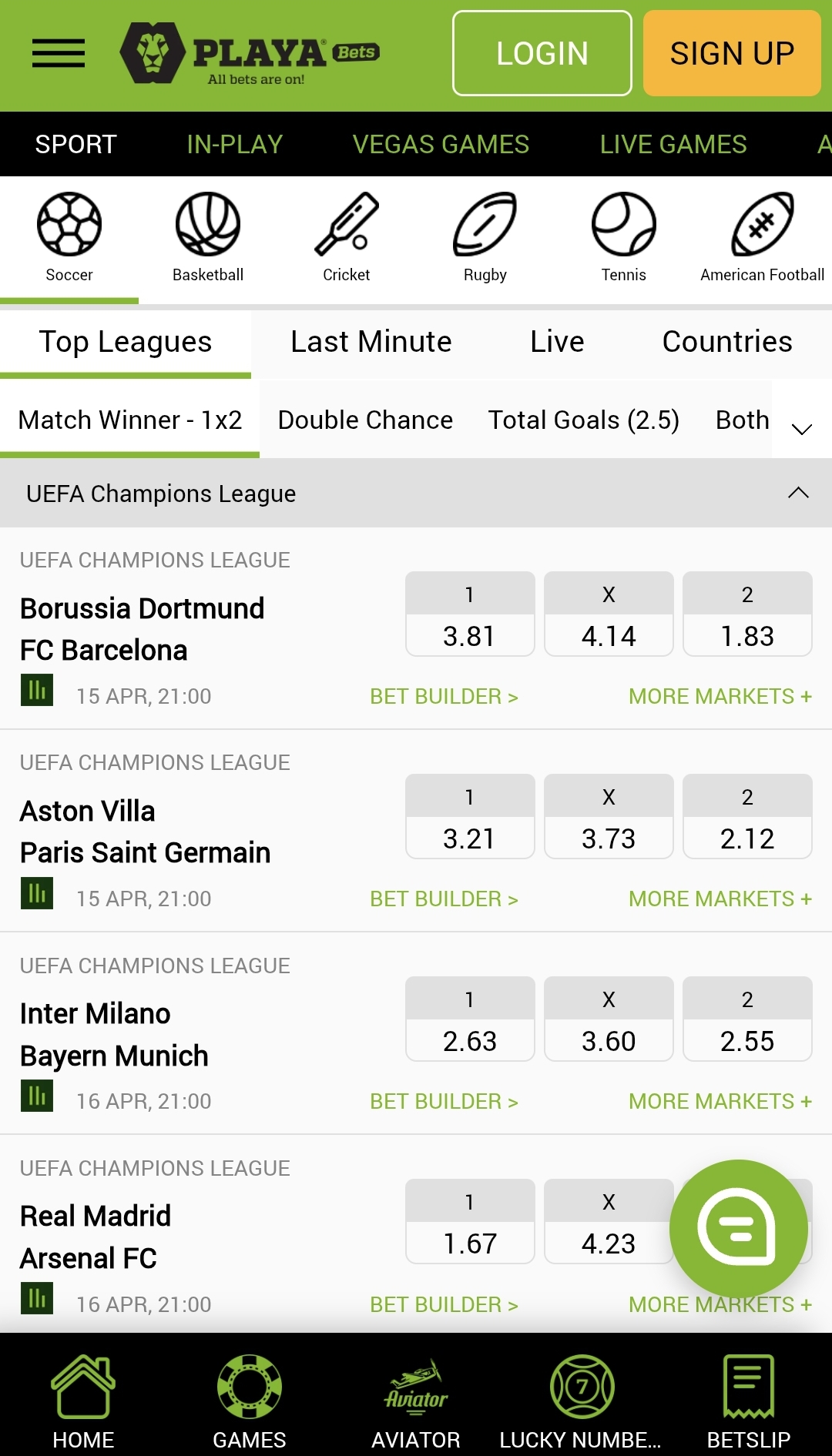 Playabets Sports Betting Offer