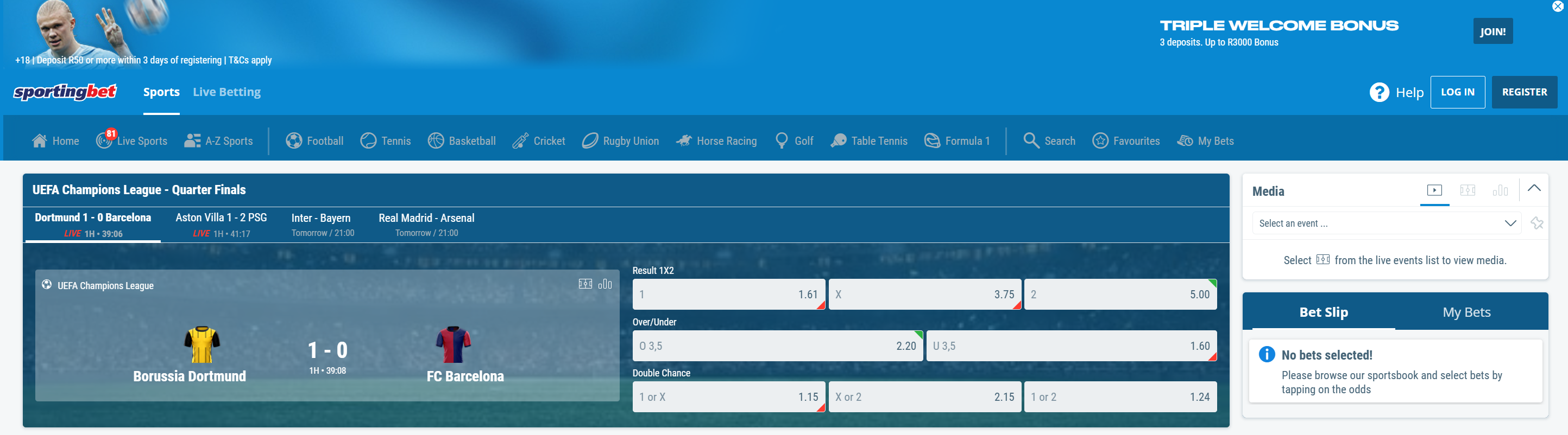 Sportingbet Website