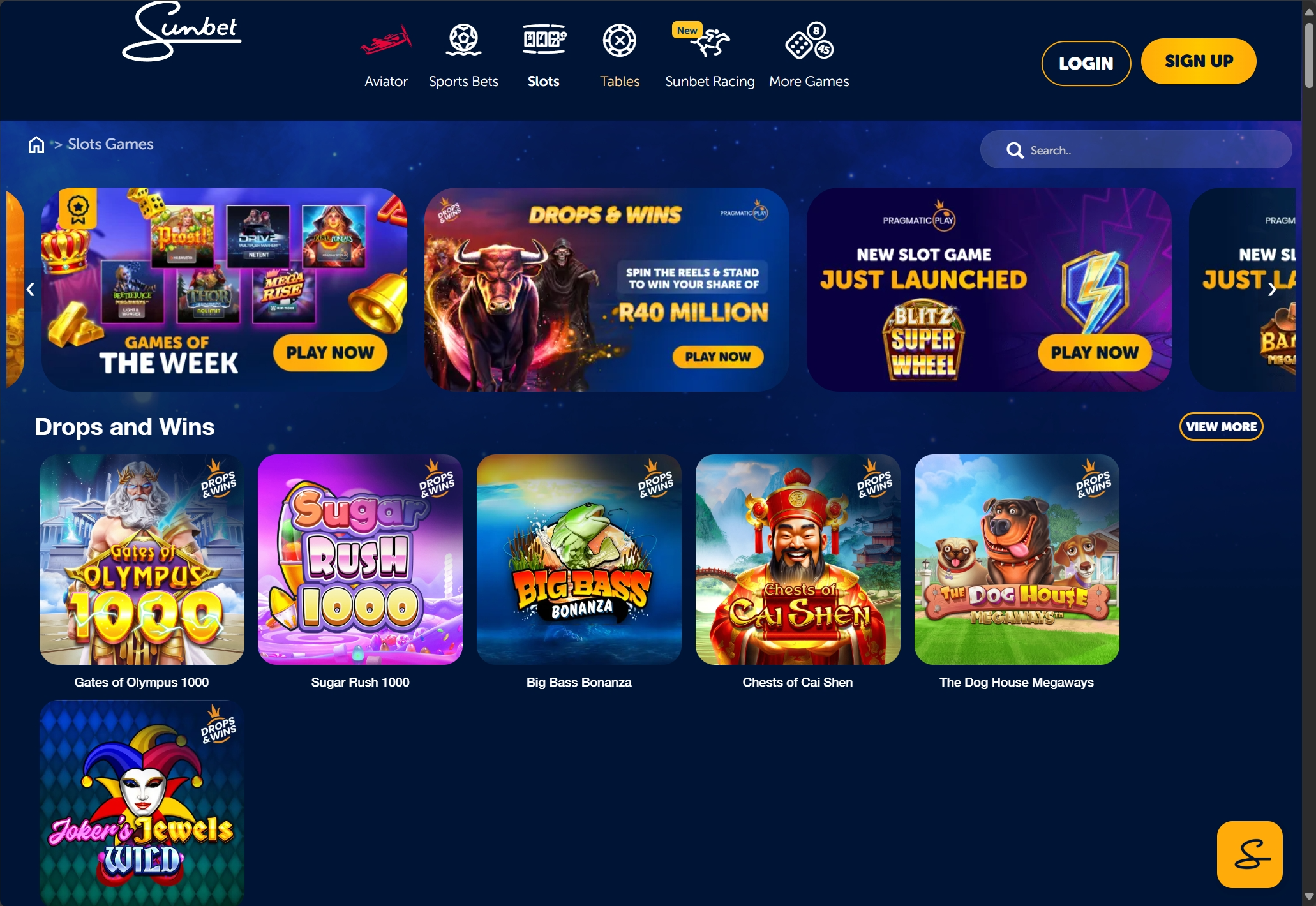 Sunbet Slots Offer