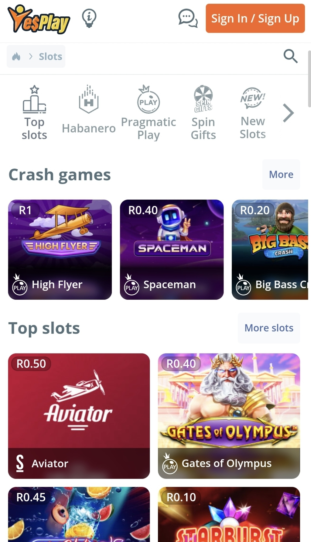YesPlay Slots